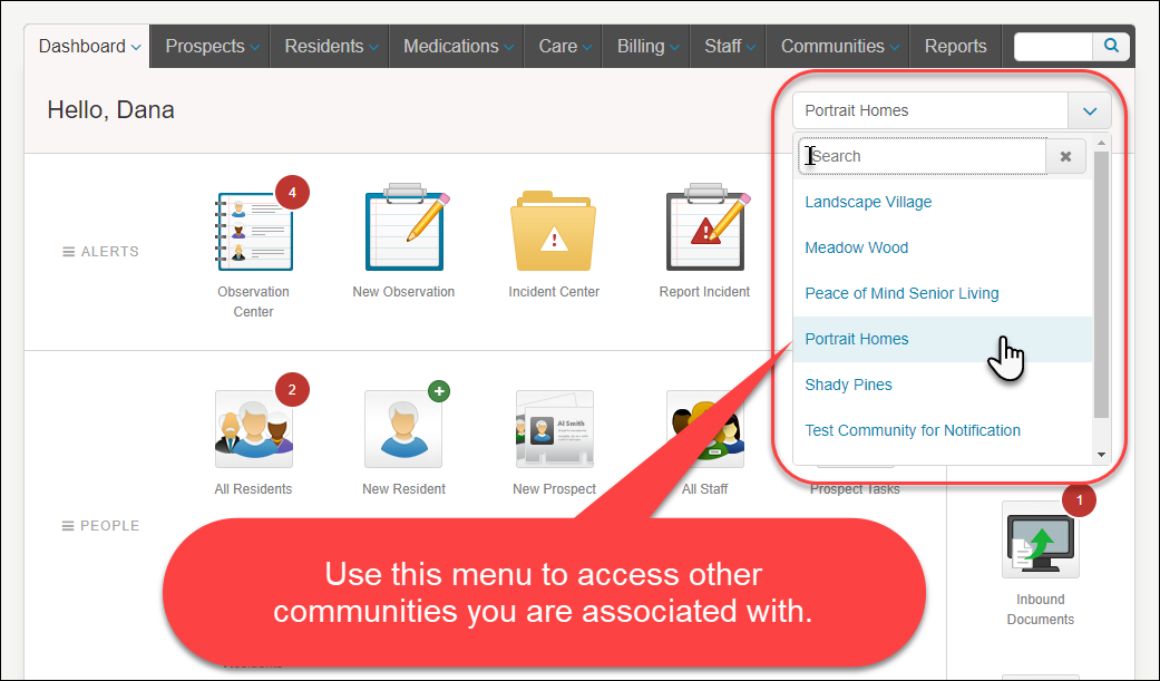 Navigating the ALIS Dashboard Homepage Medtelligent